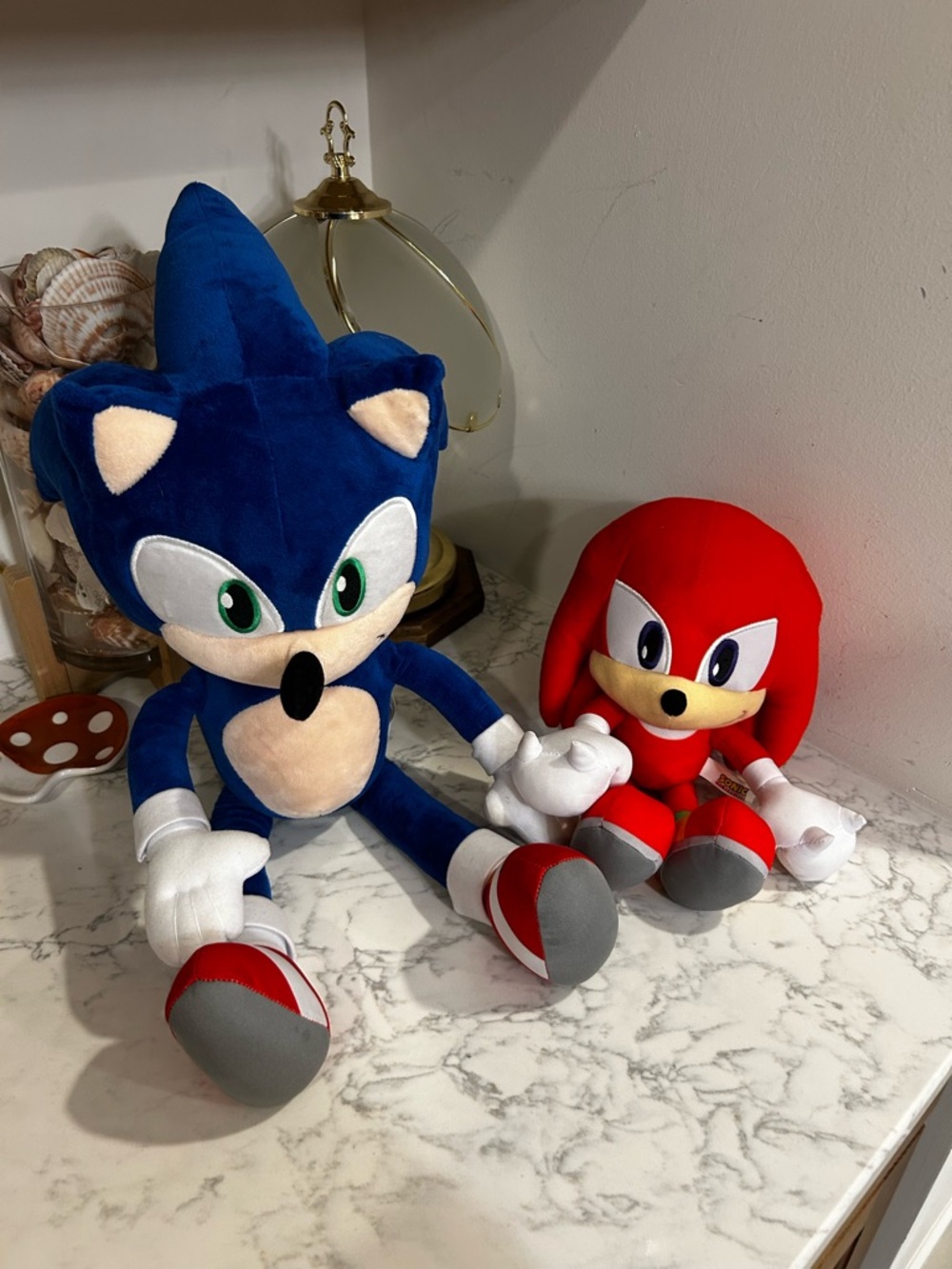 Set of Sonic the Hedgehog & Knuckles Plushies
